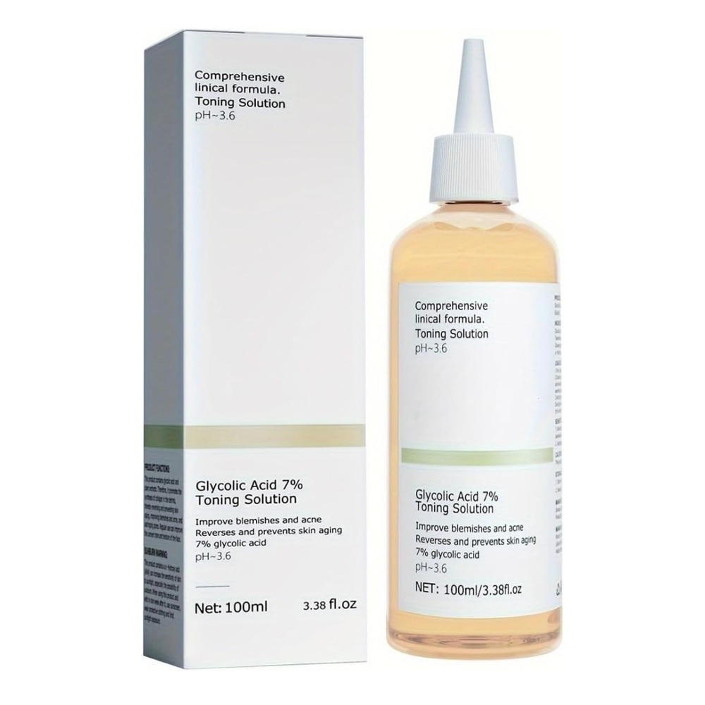 Glycolic Acid 7% Toning Solution‎ Reverses Skin Aging for All Skin Type | NEW!!